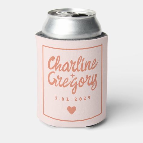 Fun Wedding Koozies, Wedding Coozy Sayings, Wedding Cooler Ideas, Wedding Cozies, Wedding Koozie Designs, Wedding Koozie Ideas, Jeep Wedding, Wedding Coolers, Koozie Ideas