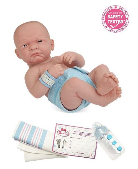 newborn baby toy doll that you can put under shirts on - Google Search Boy Baby Doll, Baby Toys Newborn, Real Life Baby Dolls, Vintage Barbie Clothes, Reborn Baby Doll, Baby Hospital, Kids Area, Angel Doll, Baby Animals Funny