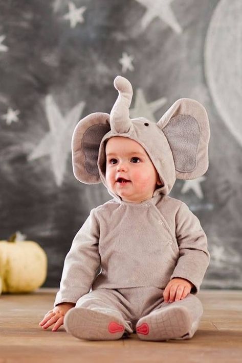 Baby Elephant Costume, Elephant Halloween, Elephant Costume, Elephant Costumes, Halloween Infantil, Baby Kostüm, Toddler Costumes, Toddler Halloween