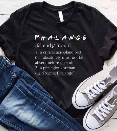 Phalange Friends Dictionary Friends TV Shows T-shirt 90s Tv Shows, Friends Merchandise, Jessica Day, Quotes Shirt, Nick Miller, Funny Shirt Sayings, Quote Shirt, Legging Sport, Quote Tees