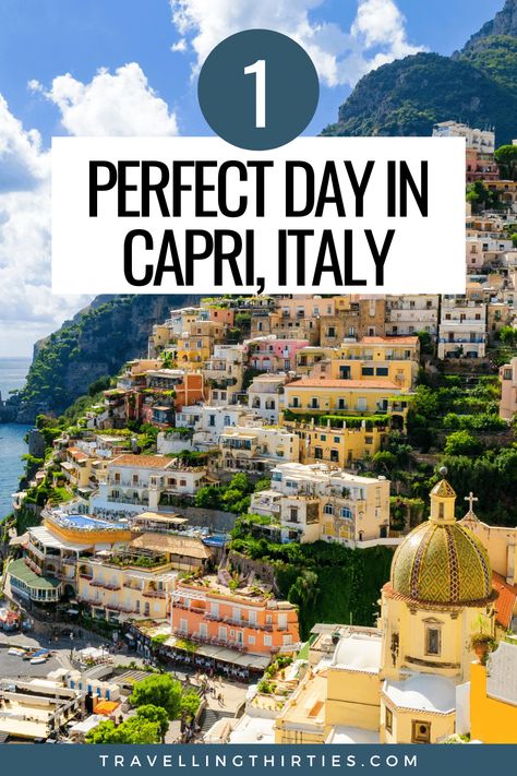 Capri One Day Itinerary, Amalfi Coast Spring, One Day In Capri, What To Do In Capri Italy, One Day In Naples Italy, Capri Day Trip, Amalfi Coast Itinerary 3 Days, Naples Italy Itinerary, Capris Italy