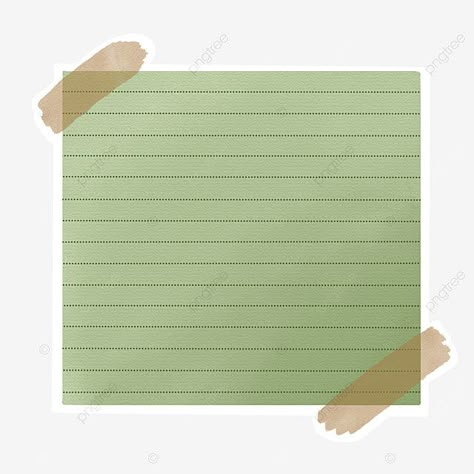 Green Notes Ideas, Washi Tape Png Verde, Green Notes Template, Green Notes Aesthetic, Green Scrapbook Aesthetic, Green Washi Tape Png, Green Scrapbook Ideas, Green Lined Paper, Tape Sticker Png