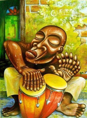 en el solar de la california Óleo Lienzo villate Arte Jazz, Black Power Art, Afrofuturism Art, Cuban Art, Avengers Art, Art Noir, African Art Paintings, Jazz Art, Black Art Painting