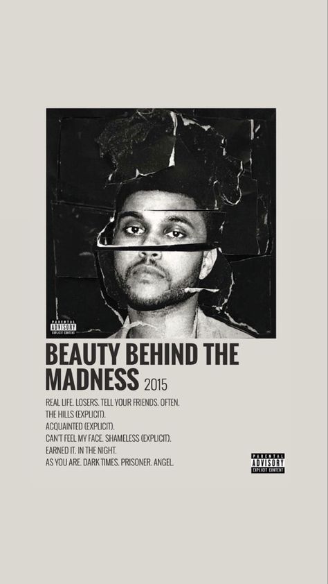 Wallpaper The Weeknd Beaty behind the madness The Weeknd Album Cover, The Weeknd Poster, Beauty Behind The Madness, Music Poster Ideas, Rap Albums, Music Poster Design, Collage Poster, Dark Art Illustrations, Music Heals