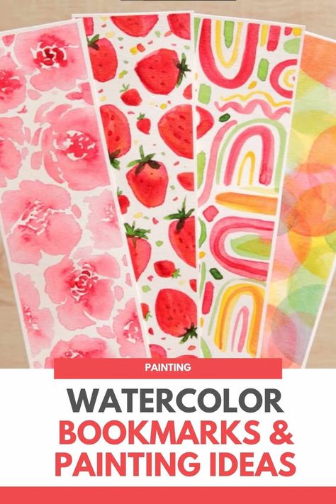 Watercolor painting is a captivating art form that allows you to create beautiful and unique pieces with its fluid and transparent qualities. In this article, we'll explore the wonderful world of DIY watercolor bookmarks and provide you with some delightful painting ideas to get your creative juices flowing. Whether you're an experienced artist or a beginner looking to try something new, these watercolor bookmark projects will make for a perfect blend of creativity and functionality... Bookmarks Watercolor Easy, Watercolor Bookmarks Tutorials, Easy Watercolor Bookmark Ideas, Bookmark Ideas For Kids, Watercolour Bookmarks Easy, Diy Bookmarks Watercolor, Watercolor Bookmarks Diy, Easy Watercolor Bookmarks, Diy Watercolor Bookmarks