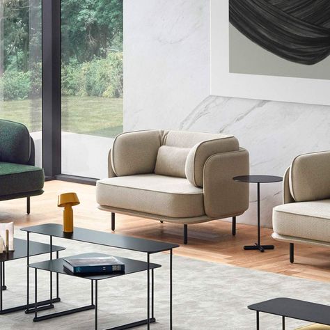 Sofa With Armchair, Contemporary Chairs For Living Room, Armchair Sofa, Contemporary Chair Design, Luxury Chairs Armchairs, Aram Chair, Arm Chair Design, Armchairs Living Room, Arm Chair