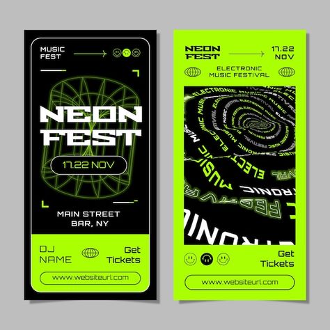 Neon Green Graphic Design, Trend Design 2024, Ticket Poster Design, Email Graphic Design, Tech Design Graphic, Neon Design Graphic, Green Poster Design, Tech Graphic Design, Neon Graphic Design