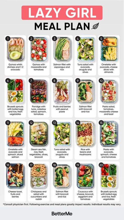 Lazy Lunch Ideas, Easy Healthy Meal, Clean Eating Meal Plan, Easy Healthy Meal Prep, Healthy Food Dishes, Healthy Food Motivation, Lazy Girl, Meal Prep Ideas, Healthy Meal Prep