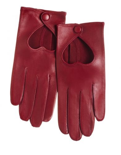 Heart gloves Idda Van Munster, Red Leather Gloves, Lizzie Hearts, Fashion Gloves, Red Gloves, Heart Cut Out, Driving Gloves, Queen Of Hearts, Womens Gloves