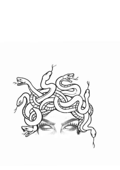 Tattoo Ideas Medusa, 18th Birthday Tattoo, Emily Tattoo, Tattoo Medusa, Medusa Artwork, Story Tattoo, Watercolor Tattoo Ideas, Archangel Tattoo, Medusa Tattoo Design