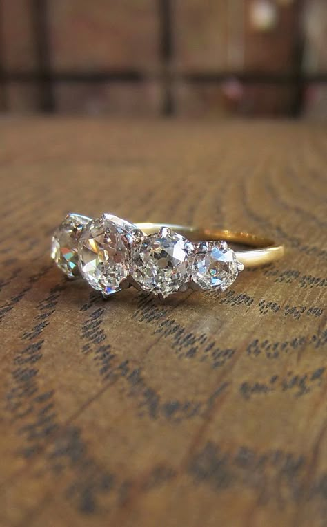 Five Stone Engagement Ring, Antique Engagement Ring, Antique Diamond Rings, Antique Engagement, Stone Engagement Ring, Antique Engagement Rings, Stone Engagement Rings, Antique Diamond, Stone Engagement