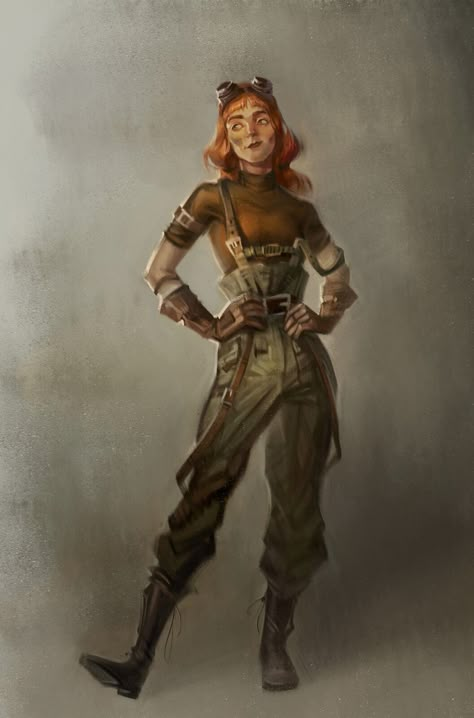 Fallout Oc, Steampunk Character, Mechanical Art, Dungeons And Dragons Characters, Dnd Art, Steampunk Art, 판타지 아트, Dieselpunk, Character Creation