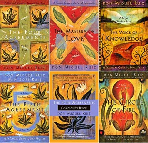 Self Help Books The Fifth Agreement, Fifth Agreement, The Mastery Of Love, Mastery Of Love, Toltec Wisdom, The Four Agreements, Empowering Books, Fire Book, Self Development Books