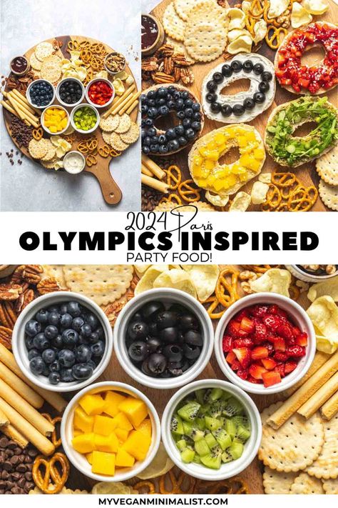 Welcome to your ultimate guide to creating colorful Olympic Games snacks! With minimal effort required, these food board creations celebrate the joy and thrill of the Olympics while also being a surefire favorite with guests. These Paris Olympics, bring the Olympic Village to your home with these colorful recipes. Whether you're hosting friends to follow your favorite sport, watching the opening ceremonies with your family, or just having a solo watch party, there's something here for everyone. Olympic Ceremony Party, Olympic Opening Ceremonies Party, Olympic Themed Charcuterie, French Themed Olympic Party, Opening Ceremony Party, Healthy Olympic Snacks, Opening Ceremonies Party, Food For Olympic Party, Olympic Games Party Food