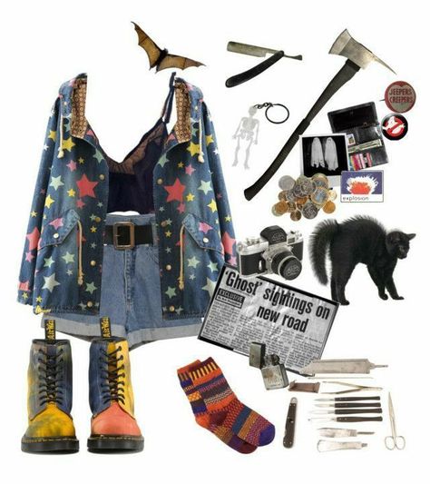 Tokyo Street Fashion, Grunge Look, Swaggy Outfits, Coraline, Character Outfits, Mode Inspiration, Dream Clothes, Polyvore Outfits, Retro Outfits