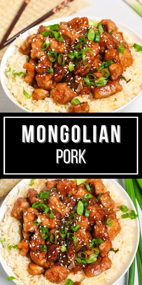 Mongolian Pork, Asian Pork Recipes, Asian Pork Tenderloin, Pork Stew Meat, Recipes Chili, Pasta Bread, Cake Pizza, Sandwich Lunch, Pork Recipes For Dinner