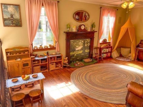 Waldorf Playroom, Room Decor Cozy, Toddler Playroom, Home Daycare, Kids Room Inspiration, Living Room Decor Cozy, Salou, Big Girl Rooms, Kids Room Design