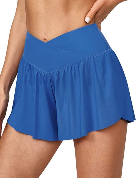 Flowy Running Shorts, Cute Athletic Shorts, Cute Running Outfit, Running Shorts For Women, Gym Shorts Outfit, Butterfly Shorts, Nude Shorts, Preppy Shorts, Lulu Shorts