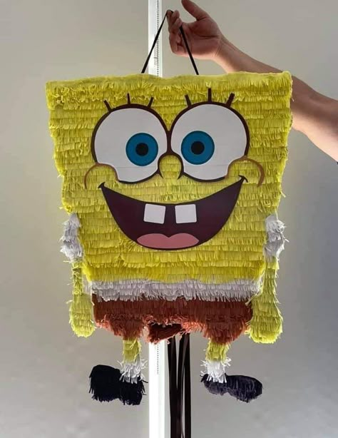 Spongebob Birthday Party, Superhero Birthday Cake, Spongebob Party, Piñata Ideas, Spongebob Birthday, Emoji Birthday, Birthday Activities, 30th Bday, Superhero Birthday