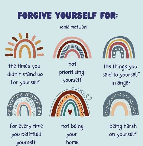 Self Acceptance Illustration, Self Love Crafts, Self Love Doodles, Self Love Activity, Unconditional Self Love, Self Kindness, Posts About Love, Learn To Forgive, Self Forgiveness