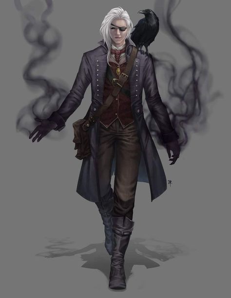 Warlock Outfit Dnd, Warlock Outfit, Theros Art, Heroic Fantasy, Human Male, Dungeons And Dragons Characters, Dnd Art, Dungeons And Dragons Homebrew, Fantasy Warrior