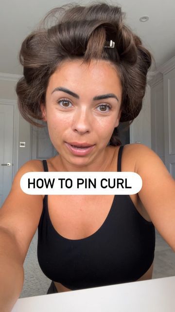 Long Hair Pin Curls, How To Do Pin Curls For Long Hair, How To Pin Curls After Curling, How To Pin Curl Hair, How To Do Pin Curls, How To Pin Curls, Vintage Curls Tutorial, Hot Roller Tips, Pin Curls For Long Hair