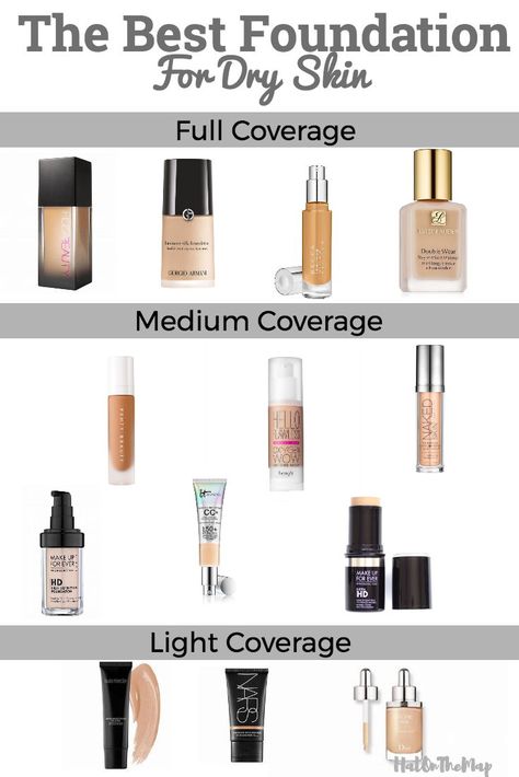 Foundation For Dry Sensitive Skin, Best Foundation For Sensitive Skin, Sensitive Skin Makeup Products, Best Foundation For Dry Skin, Winter Make Up, Primer For Dry Skin, Dry Skin Makeup, Foundation For Dry Skin, The Best Foundation