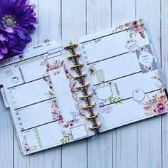 Happy Planner Mini Horizontal Layout Ideas, Horizontal Planner Layout Ideas, Happy Planner Horizontal Layout Ideas, Horizontal Planner Layout, Planner Horizontal Layout, Planner Spread Inspiration, Horizontal Planner, Planning Life, Happy Planners