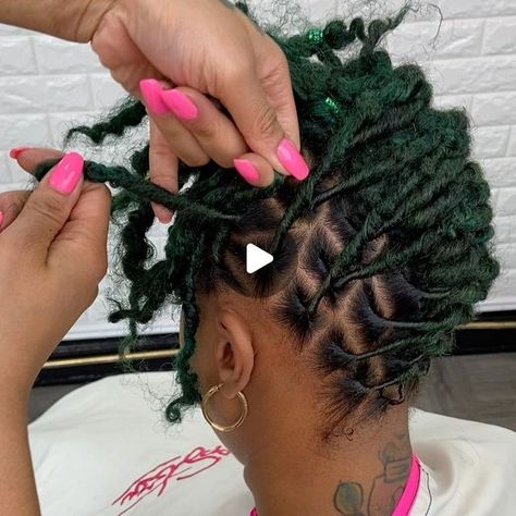 2 Strand Locs Styles, Short Locs In Ponytail, Twisted Locks Hairstyles, Palm Tree Loc Style Women, Semi Formal Loc Styles, Medium Locs Updo Hairstyles For Women, Short Dreadlocks Styles Black Women, Colored Locs Ideas, Updo Hairstyles For Medium Length Locs