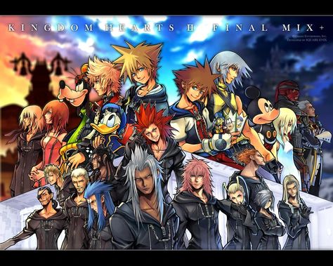 Kingdom Hearts II Final Mix | Kingdom Hearts Wiki | Fandom Heart Group, Heart Wallpaper Hd, Kingdom Hearts Hd, Kingdom Hearts Sora, Kingdom Hearts 2, Kingdom Hearts Wallpaper, Organization Xiii, Kingdom Hearts Games, Tetsuya Nomura