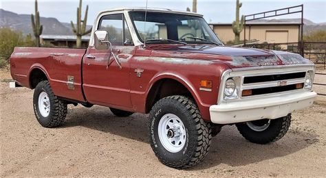 1968 Chevy Truck, Lifted Gmc, Gmc 4x4, Old Chevy Trucks, 67 72 Chevy Truck, Gmc Trucks Sierra, Chevy 4x4, 72 Chevy Truck, Old Chevy