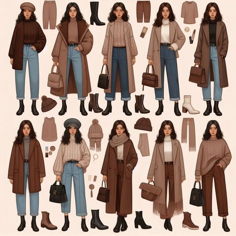 Outfit Earth Tones Casual, Outfit Earth Tones, Earthy Color Palette, Finding My Style, Earth Color, Dress Up Outfits, Earth Tones, Winter Outfit, Capsule Wardrobe