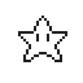 Dot Art Stickers, 32x32 Pixel Art Grid Black And White, Carrd Stuff Black, Sketchy Aesthetic, Acubi Png, Card Png Dark, School Journal Ideas, Pixel Y2k, Star Emoticon