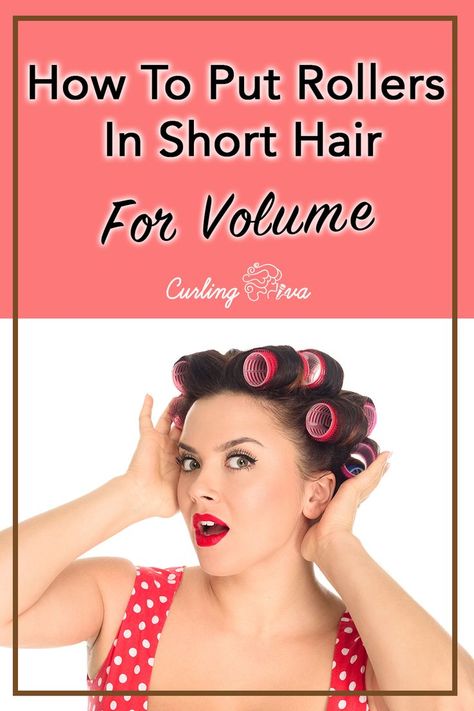 If you have short hair, hairstyling can be quite a challenge. Because it’s short, your styling choices are quite limited compared to styles that can be done on longer hair.  But don’t fret! Short hair can still be fashionable, gorgeous, and voluminous with the right styling tools.  Dreaming of More Hair Volume? Rollers Are the Way to Go! #hair #curls #volume #shorthair How To Use Curlers On Short Hair, Hair Curlers For Short Hair, Rollers In Short Hair, Hot Rollers For Short Hair, Short Hair Volume, Curlers For Short Hair, Volume Curls, Hot Rollers Hair, Hair Roller