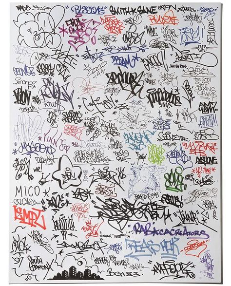 krinknyc Originally laid out around 2001, we only have a few of these posters left. Uncoated coverstock. Offset print. Graffiti Art Letters, Graff Art, Graffiti Tags, Calligraphy Drawing, Graffiti Doodles, Graffiti Writing, Graffiti Tagging, Graffiti Alphabet, Graffiti Style Art