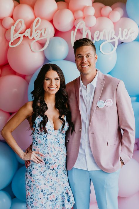 Burnouts or Bows Gender Reveal Party - Inspired By This Weddigg Dresses, Gender Reveal Dresses For Mom, Burnouts Or Bows Gender Reveal, Reveal Nails, Diy Party Invitations, Pink And Blue Gender Reveal, Balloon Gender Reveal, Gender Reveal Nails, Gender Reveal Dress