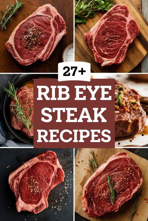 Discover a world of culinary inspiration with these 27+ mouthwatering rib eye steak recipes. Each recipe is meticulously crafted to ensure a tender. juicy. and flavorful steak that will impress your taste buds and leave you craving more. From quick and easy weeknight dinners to elegant special occasion meals. there's something for every occasion. https://foodeau.com/rib-eye-steak-recipes/ Rib Eye Steak Recipes Oven, Eye Steak Recipes, Grilled Ribeye Steak Recipes, Special Occasion Meals, Steak Taco Recipe, Mushroom Sauce Steak, Rib Eye Recipes, Easy Ribs, Steak Salad Recipe