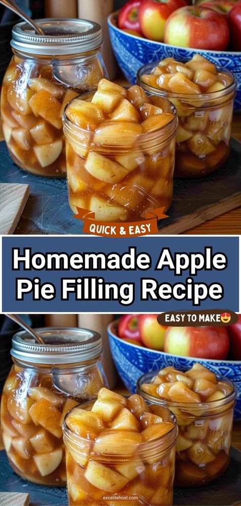 Homemade Apple Pie Filling is super easy to make at home, and perfect to have on hand or stored away in the freezer for whenever you need it. This recipe has a few hidden tricks to get the best apple flavor! Easy Homemade Apple Pie, Best Homemade Apple Pie, Apple Pie Filling Recipe, Apple Pie Recipe Homemade, Apple Pie Filling Recipes, Homemade Apple Pie Filling, Homemade Apple Pie, Pie Filling Recipes, Apple Pie Filling