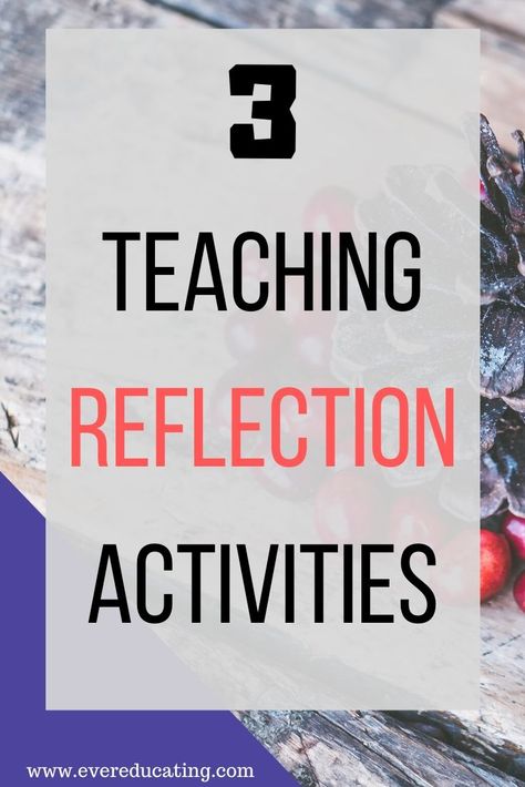 Looking to improve your teaching style and approach? Here are three teaching reflection activities that can help you meet that goal. Each approach is very different from the next, so you can find the perfect one for you! #teaching #reflection Reflection Activities For Adults, Professional Development Activities For Teachers, Teaching Reflection, Teaching Aids For Maths, Reflection Examples, Culturally Responsive Teaching, Reflective Teaching, Reflective Learning, Reflection Activity