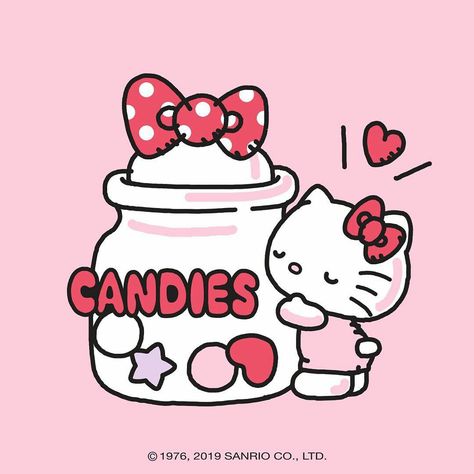 Source: hellokitty_korea(ig). Hello Kitty Korean, Wallpaper Cute Kawaii, Hello Kitty Candy, Hello Kitty Pics, Hello Kitty Vans, Candy Drawing, Iphone 6 Plus Wallpaper, Hello Kitty Gifts, Kitty Pics