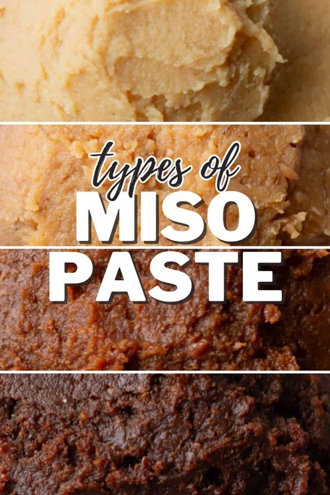 Types of Miso Paste Explained and Which One to Choose? - Chef JA Cooks What Is Miso Paste, Miso Paste Recipes Homemade, Miso Soup Recipe With Miso Paste, How To Make Miso Paste, Red Miso Paste Recipes, White Miso Paste Recipes, White Miso Recipes, Aapi Recipes, Miso Paste Uses