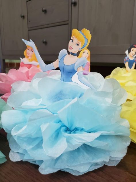 Disney Princess Paper Pom Poms | Princess birthday party decorations diy, Princess theme birthday party, Princess birthday party decorations Princess Centerpieces Diy, Princess Birthday Party Decorations Diy, Princess Party Centerpieces, Disney Princess Centerpieces, Disney Princess Theme Birthday Party, Disney Princess Party Decorations, Princess Centerpieces, Birthday Party Princess, Princess Birthday Party Decorations