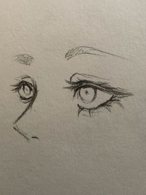 Art Subjects Ideas, Eyes Closed Reference Drawing, Low Bun Drawing, Easy Genshin Drawing, How To Draw Eyes Simple, How To Draw Female Eyes, Cool Stuff To Draw Creative, Anime Eye Sketch, Point Of View Drawing