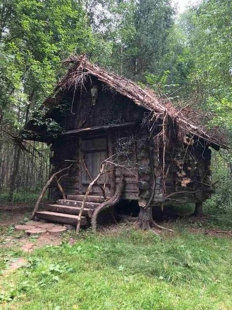 Small Cabin In Woods, Wooden Shack, Witch Hut, Wooden Hut, Old Cabin, Forest Cabin, Wooden Cabins, Cottage In The Woods, 캐릭터 드로잉