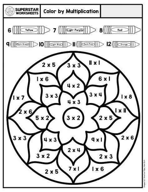 Free Multiplication Worksheets, Math Coloring Worksheets, Learning Multiplication, 4th Grade Math Worksheets, 3rd Grade Math Worksheets, Multiplication Practice, Math Sheets, Multiplication Games, Multiplication Chart