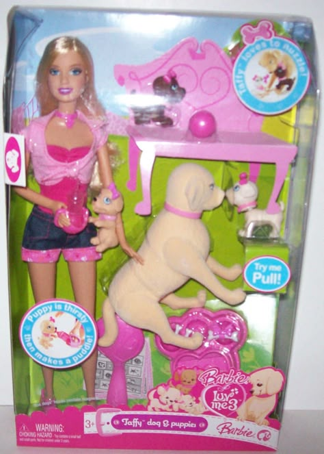 Barbie Bike, Barbie Puppy, Barbie Dog, 2000s Toys, Barbi Benton, Barbie 2000, Baby Barbie, Barbie Doll Set, Barbie Sets