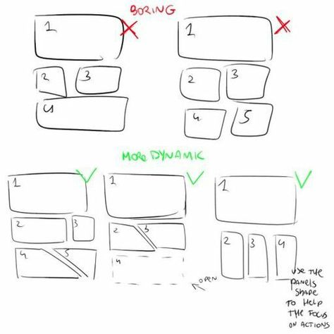 How To Storyboard, Comic Tips, Comic Book Layout, Desain Buklet, Comic Tutorial, Comic Layout, Comic Ideas, Comic Drawing, Art Help