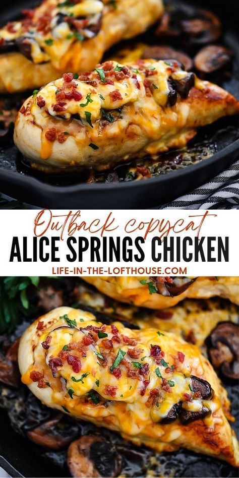 Alice Spring Chicken, Life In The Lofthouse Recipes, Alice Springs Chicken Outback, Alice Springs Chicken Recipe, Mustard Marinade, Honey Mustard Marinade, Life In The Lofthouse, Alice Springs Chicken, Best Macaroni Salad