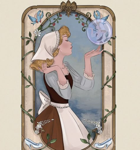 Deco Disney, Disney Character Art, Animation Disney, Disney Princess Artwork, Images Disney, Cinderella Disney, Disney Princess Drawings, Princess Drawings, Disney Artwork