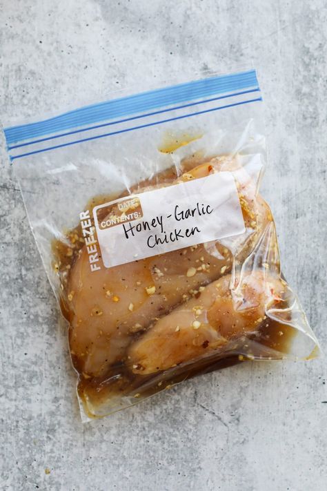 A simple recipe for Honey Garlic Chicken Marinade, includes suggestions for a few ways and lengths of time to marinate the chicken, plus several ways you can cook it. Marinating chicken breast, thighs, or legs in our honey garlic marinade is an easy way to elevate any weeknight meal from ho-hum protein to winner winner chicken dinner! Honey Garlic Chicken Marinade, Honey Marinade For Chicken, Honey Garlic Marinade, Quick Chicken Marinade, Garlic Chicken Marinade, Marinating Chicken, Easy Honey Garlic Chicken, Chicken Breast Marinade, Marinated Chicken Recipes